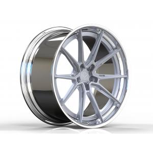 21 22 Inch 2Pieces Custom Forged Wheels Grey Rim High Polished Deep Concave 5X112 5X114.3