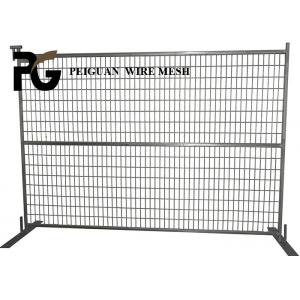 School Construction Safety Fence Panels , Anti Corrosion Portable Fence Canada