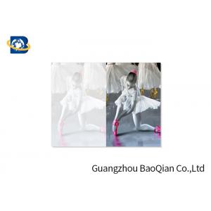 Pretty Ballet Girl Lenticular Greeting Cards 3D Image PET / PP Printing Flip Effect