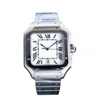 China Sapphire Crystal Quartz Watch Stainless Steel 40mm Case Diameter Fixed Bezel on sale