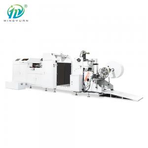 China Brown Craft Paper Packaging Bag Making Machine Disposal Paper Carry Bags Pouch Machine supplier