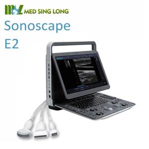 China SonoScape E2pro Color Doppler Echo Machine Ultrasound Machine USG with TDI CW PW Function supplier
