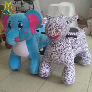 China Hansel latest coin operated electric ride on plush elephant toy supplier