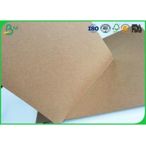 Brown Kraft Liner Paper Board 80gsm - 350gsm Stretching Resistance For Cement Bag Paper