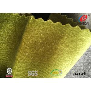 Italy Ks Warp Knit Polyester Velvet Fabric Velvet Clothing Material 150-230gsm Density