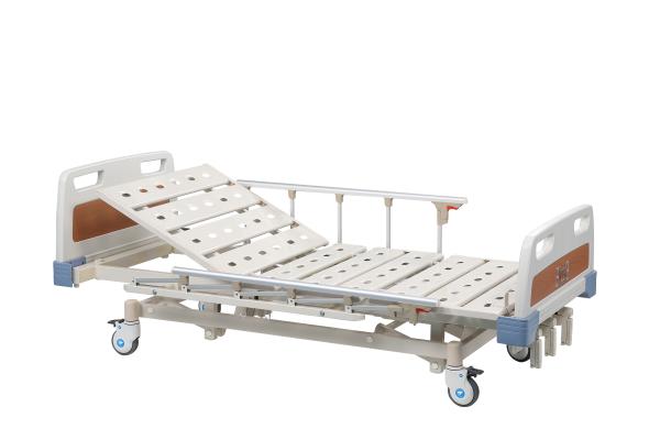 Electro Coating Manual Hospital Bed With Three Cranks SAE - YD - 3a Model
