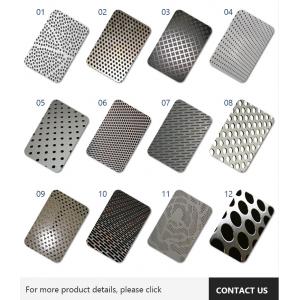China Versatile Perforated Stainless Steel Sheet For Construction Industrial supplier