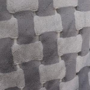 Polyester Lightweight Coral Fleece Blanket Faux Fur Blanket For Winter 320gsm