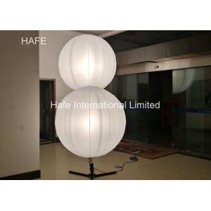 China Outdoor Advertising Inflatables Halogen Lighting Standing Tripus Balloon With Adjustable Pole supplier