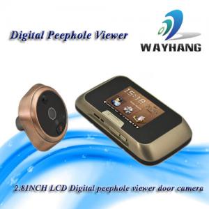 China 2.8inch LCD Video recording Digital peephole viewer door camera on sale 