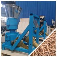 China 100-500kg/H Flat Die Pellet Mill Biomass Sawdust PTO Pelletizer Animal Feed on sale