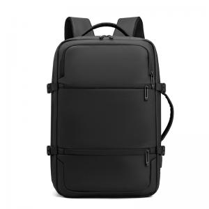 Customized Black Laptop Bag Backpacks With Zipper Closure Lightweight