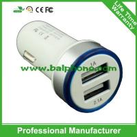 China 3.1A double mini usb car charger on sale