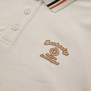 China T-shirts noirs pour hommes en tissu Jersey avec logo personnalisé et collage décalé wholesale