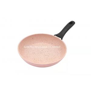 China Granite pots and pans marble coating standard non-stick frying pan black handle 12cm small size forged frying pan supplier