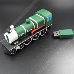 train Cartoon USB Flash Drive , Pen Drive 8GB U Disk Genuine