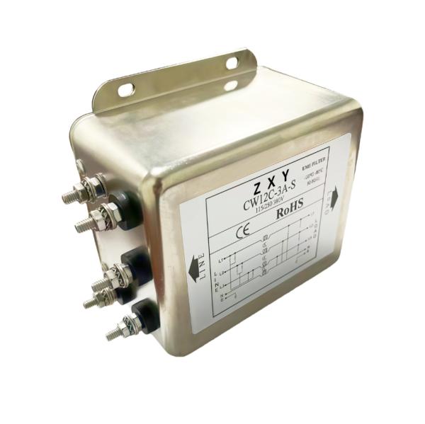 Inversor de filtro de potencia trifásico de cuatro hilos EMI Servo Purificador CW12C-3A-S Montado con pernos