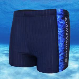 Printed Boxer Mens Swimming Trunks Hot Spring Sports Male Swim Wear