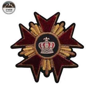 3D Washable Custom Made Embroidered Patches No Minimum With Logo Embossed