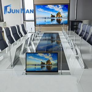 China 会議用機器 デスクマシン デスク 会議用 LCD モニター シンクロナイズド リフト マイクロフォン システム 紙なし システム wholesale