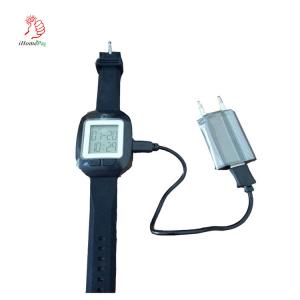 Wireless remote control restaurant kitchen equipment vibrating wrist watch