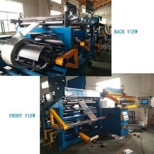 Transformer Copper Foil Winding Machine 0.2 - 3.0mm Thickness Foil Winding And Welding