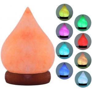 7 Colors USB Drop Shaped Crystal Himalayan Rock Salt Lamp