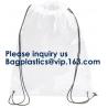 Custom Made PVC Transparent Drawstring Bag For Sports Cloth,Sport Promotional