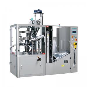 China Lip Gloss High Speed Tube Filling Machines Heating And Mixing Hopper supplier