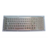China Metal Sealed Stainless Steel Keyboard Dynamic Washable SUS304 Brushed on sale