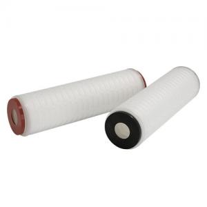 10 Inches Length Polypropylene Material PP Pleated Filter With End Caps