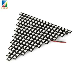 China Pixel DIY LED Dot Matrix Screen Triangle Shape WS2812 Full Color Spliceable supplier