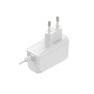 China 12V 2A AC Wall Mount Power Adapter , White 2000ma Switching Power Adapter supplier