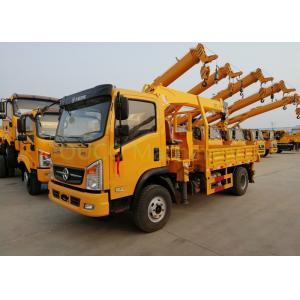 China 6 Tons Straight Arm Truck Mounted Boom Crane Grua With Telescopic Boom supplier