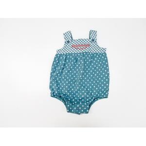 Cotton Polka Dot Baby Dress Pants Check Seam Stitching Short Overall Summer Soft