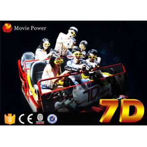 China Electronic cinema system 7d rider cinema with interactive game for children supplier
