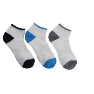 Custom logo, design 100%cotton pure colour anti-slip ankle socks for men