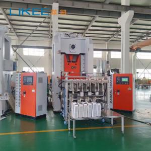 China 5 Ways Aluminium Foil Disposable Lunch Box Making Machine PLC Controlled supplier