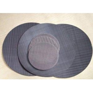 China Customizable Black Filter Wire Mesh Plastic Extruder Filter Disc Acid Resistance supplier