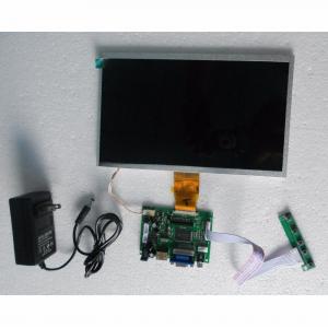 DIY frameless 10 inch LCD monitor display with VGA support HD AV input ports for PC car POS without frame