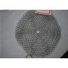 Kitchen Cleaning Chainmail Scrubber For Cast Iron Cookware , Stainless Steel 316