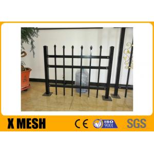 China 48'' Commercial Wrought Iron Fence ASTM F2408  Powder Coated supplier
