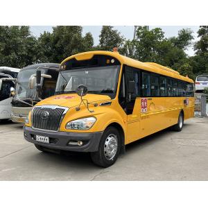 China Yellow Used School Buses 46 Seats Manual Transmission Used YuTong Buses supplier