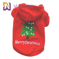 China Embroider Polar Fleece Pet HOODIE  For Christmas Dog Fleece Hoodie on sale