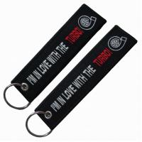 China Promotion Gift Customized Embroidery Keychain Low Minimun Order Quantity on sale