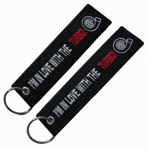 China Promotion Gift Customized Embroidery Keychain Low Minimun Order Quantity supplier