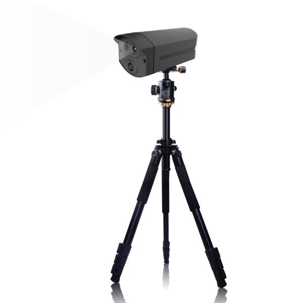 AI Face Recognition Temperature Detector CMOS Sensor 1.8m Adjustable For Public Area
