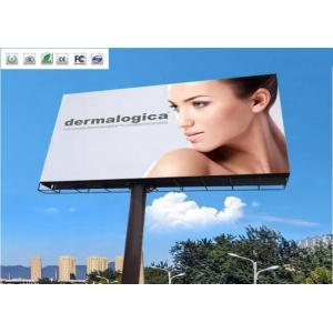 P10mm Outdoor Advertising LED Displays High Resolution 320x160mm For Banks