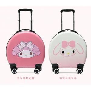 Multiscene Childrens Pink Suitcase On Wheels Polyester Moistureproof