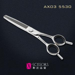 China Convex Edge 30T Thinning Scissors of Japanese 440C Steel. Quality hair shear AX03-5530 supplier